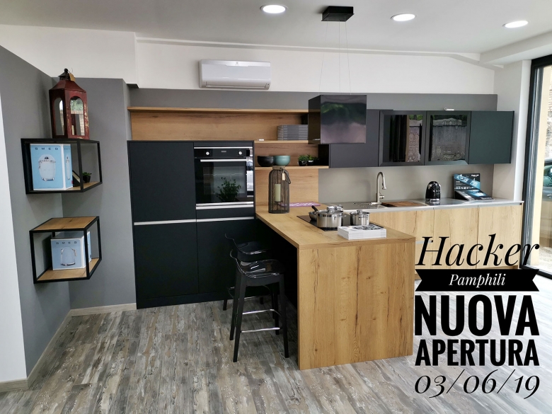 Apertura nuovo punto vendita Hacker Cucine Pamphili